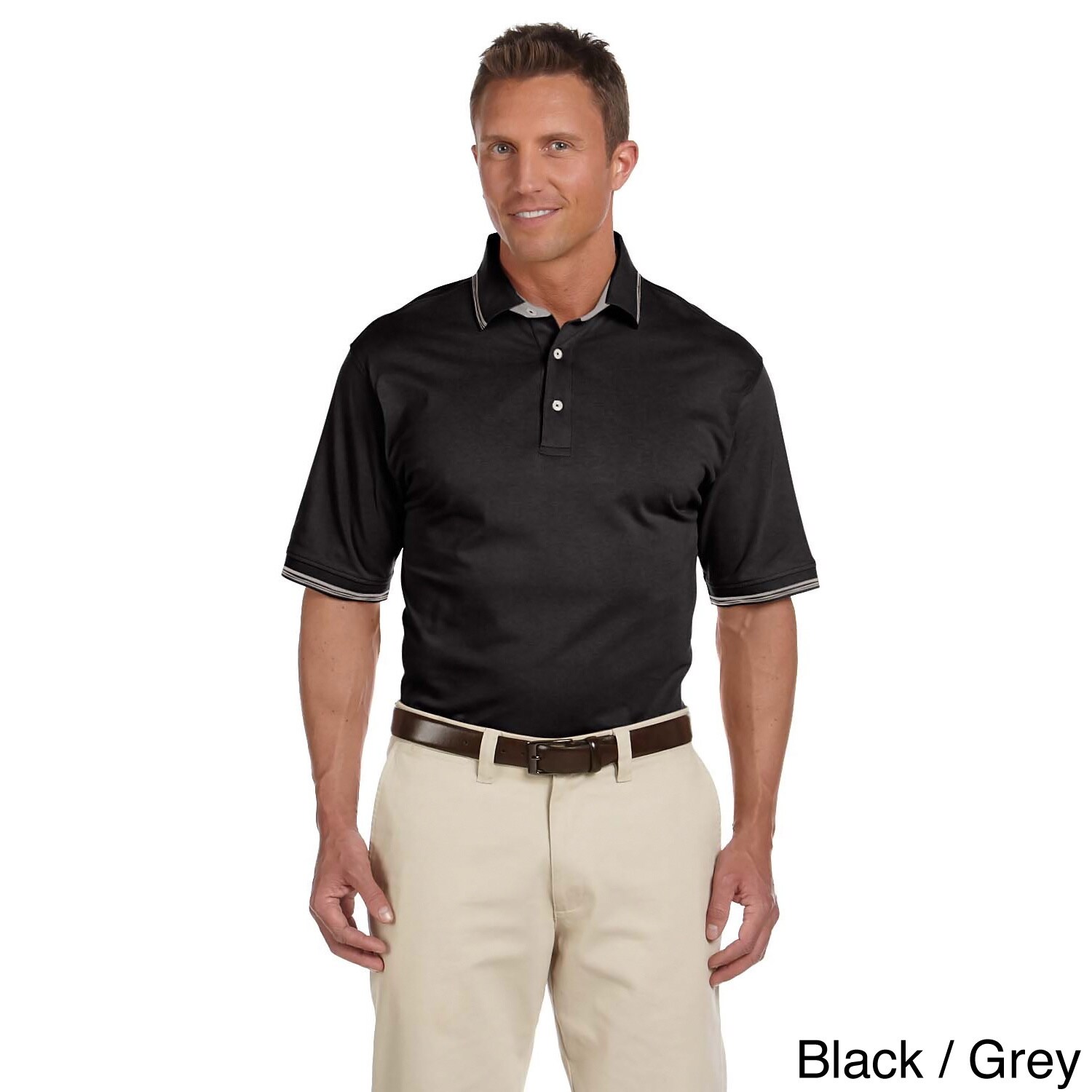 Mens Cotton Jersey Short Sleeve Polo Shirt