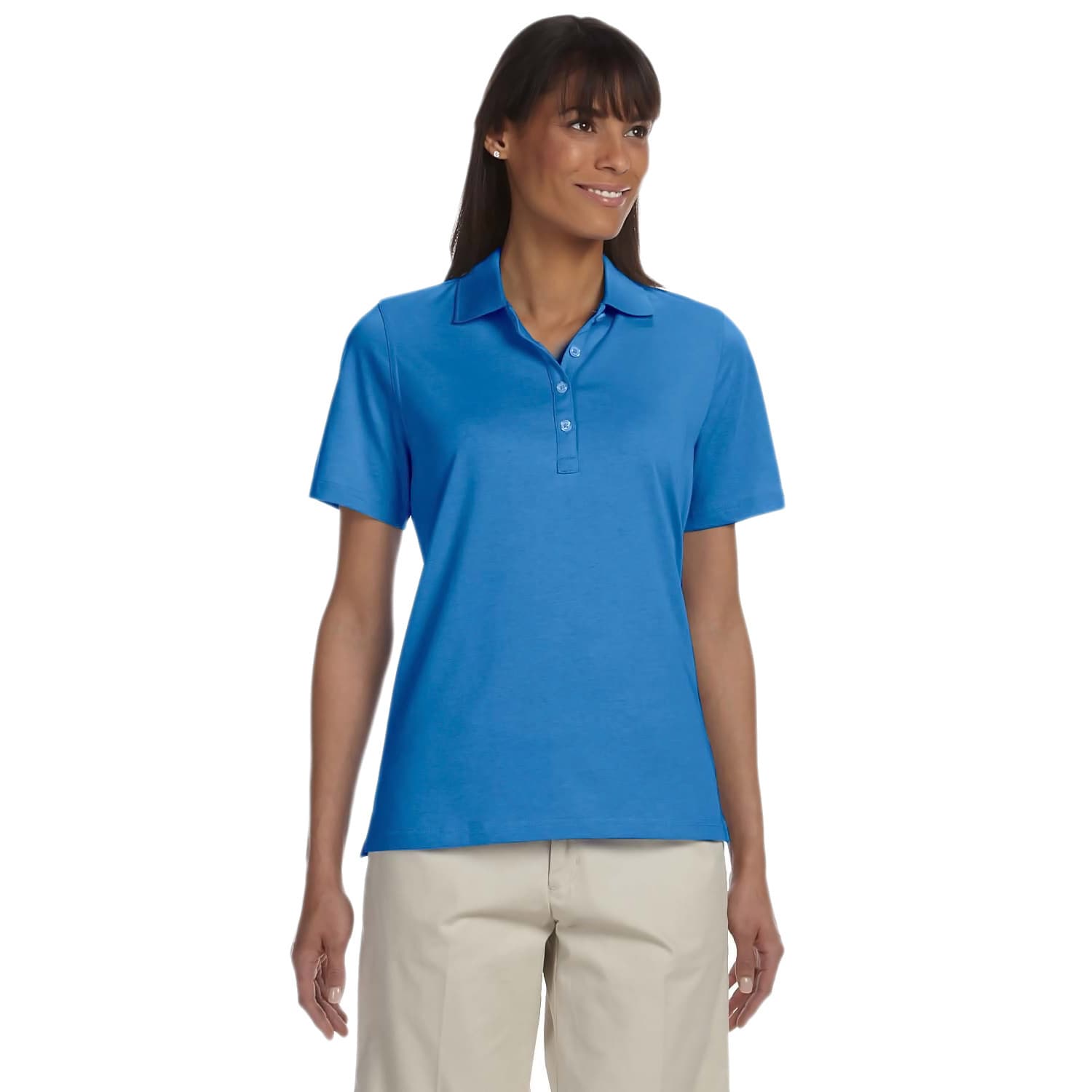 Womens High Twist Cotton Tech Polo Shirt