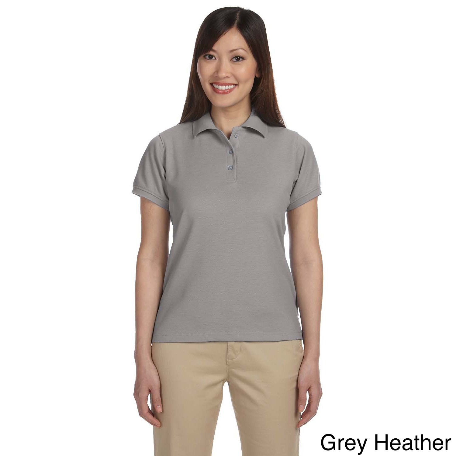 Womens Blend tek Short Sleeve Polo Shirt