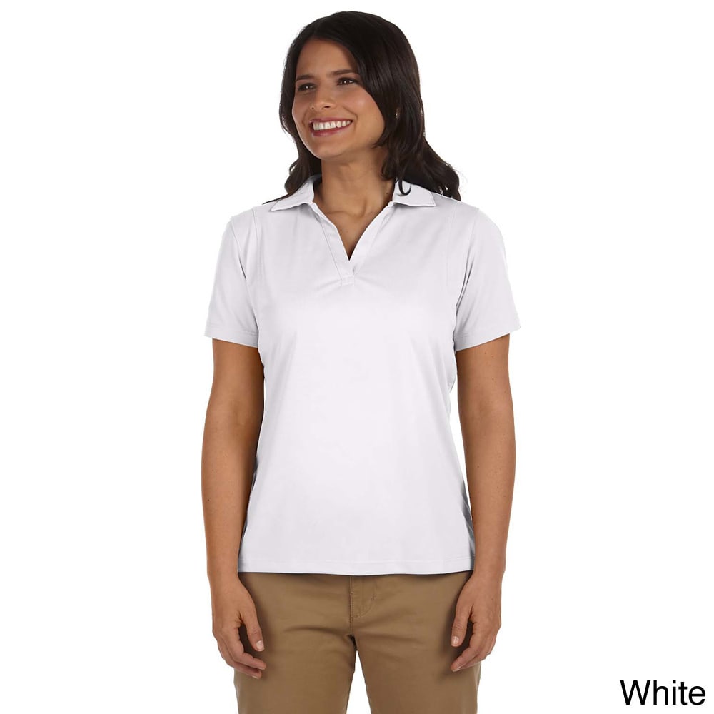 Harriton Ladies Micro piqu?? Polo White Size XXL (18)