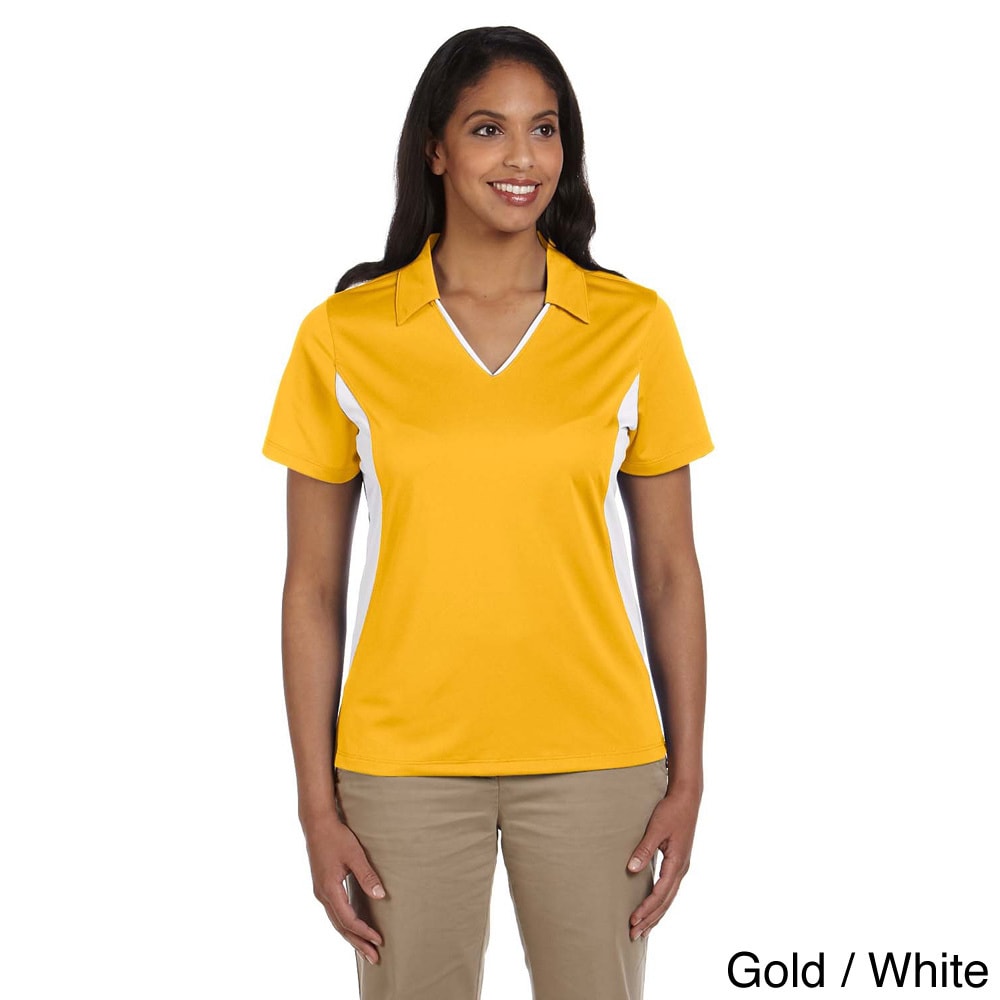 Ladies Side Blocked Micro piqu?? Polo