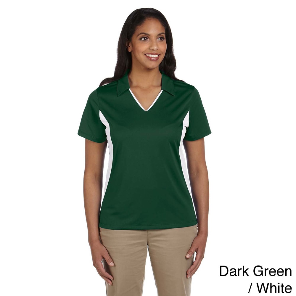 Ladies Side Blocked Micro piqu?? Polo