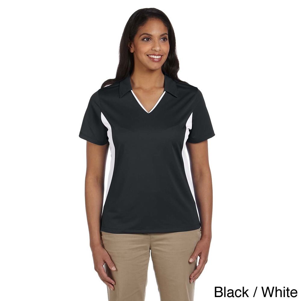 Ladies Side Blocked Micro piqu?? Polo