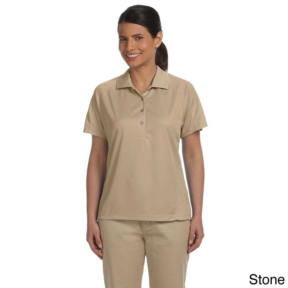 Ladies 3.8 Oz. Polytech Mesh Insert Polo