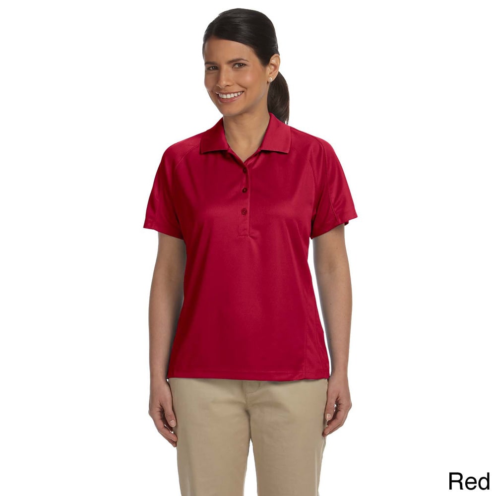 Ladies 3.8 Oz. Polytech Mesh Insert Polo