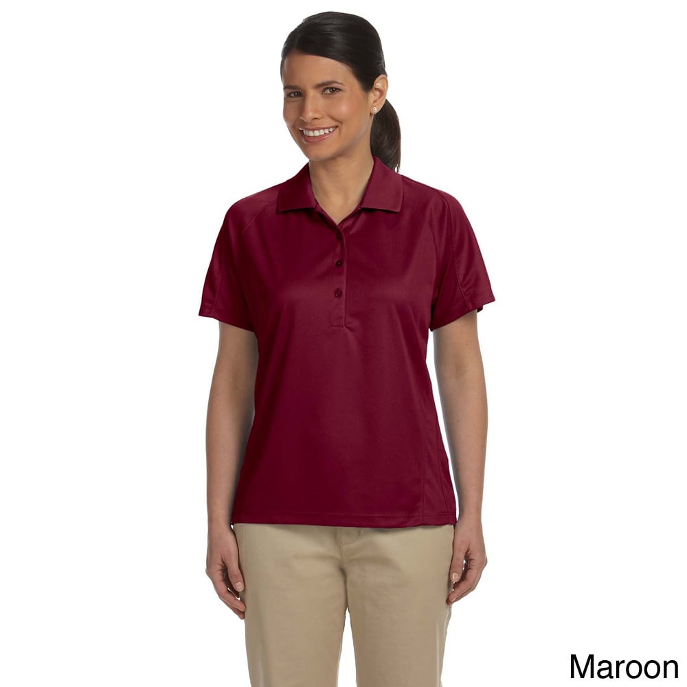 Ladies 3.8 Oz. Polytech Mesh Insert Polo