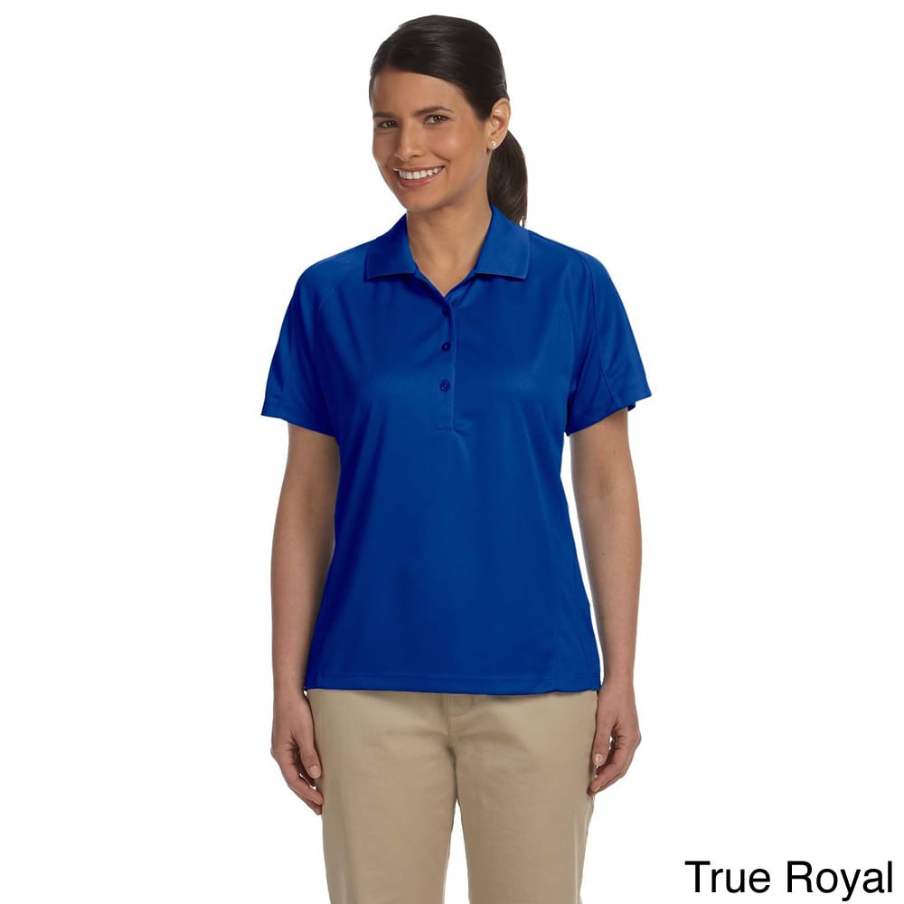 Ladies 3.8 Oz. Polytech Mesh Insert Polo