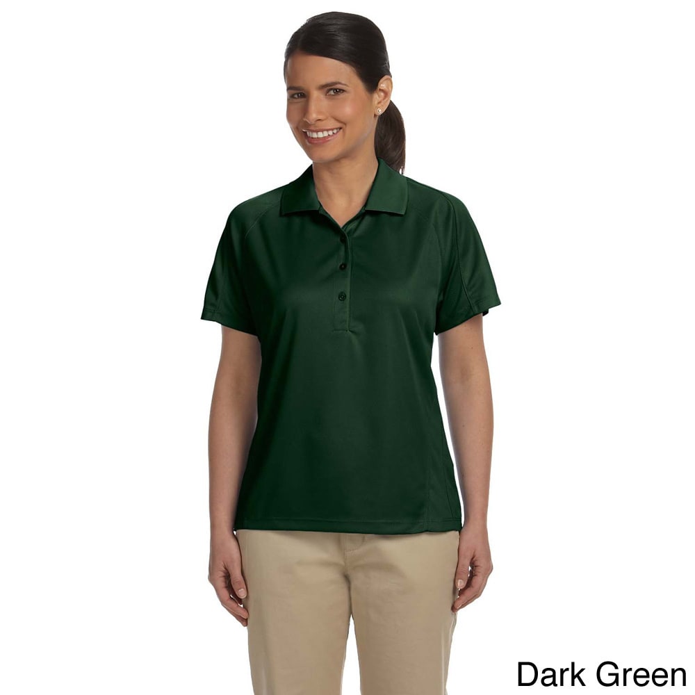 Ladies 3.8 Oz. Polytech Mesh Insert Polo