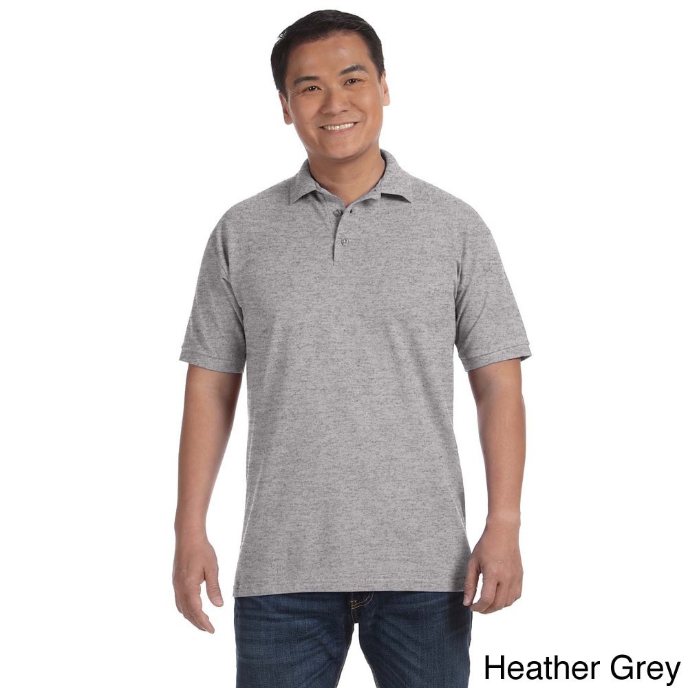 Mens Ringspun Piqu Polo