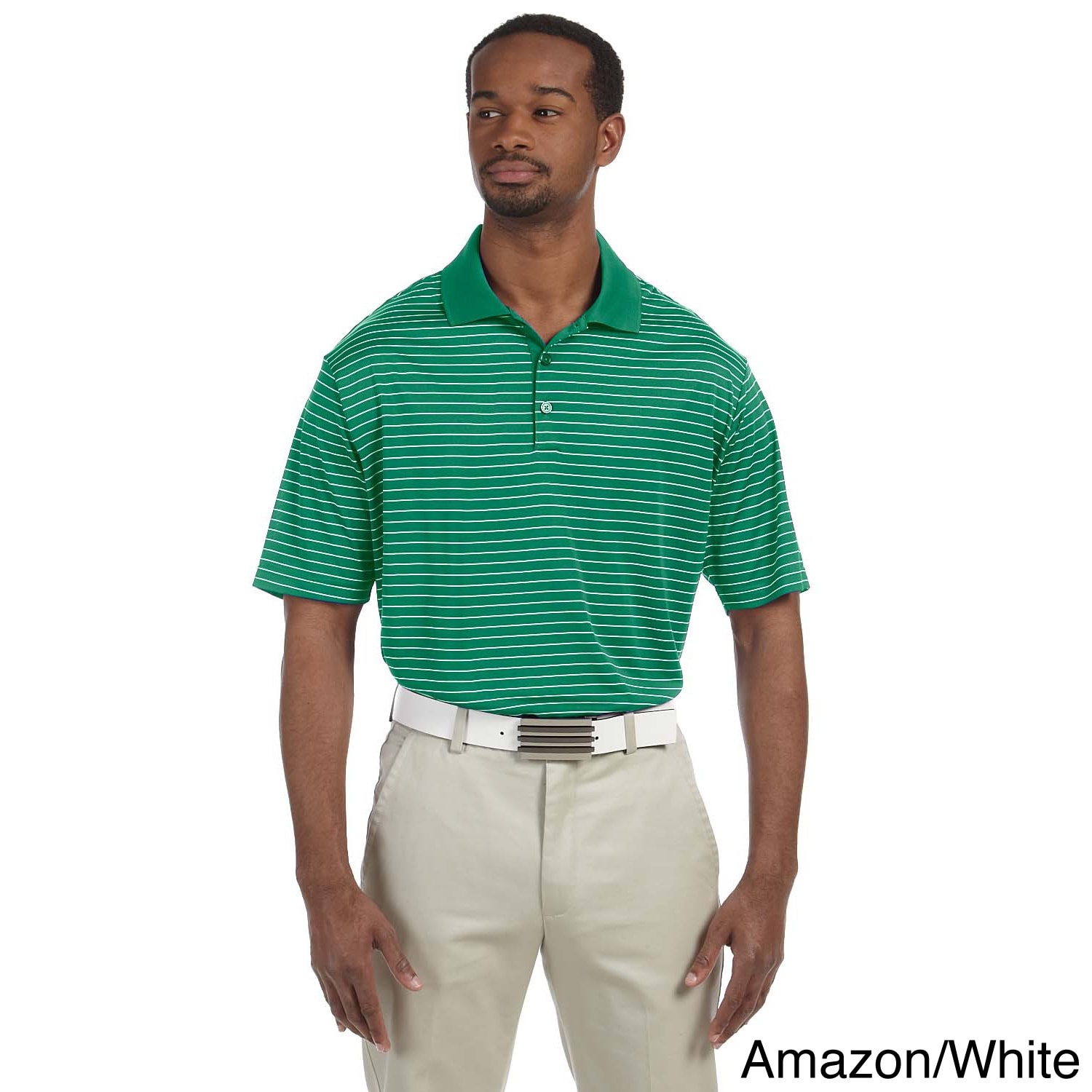 Mens Climalite Pencil Stripe Polo