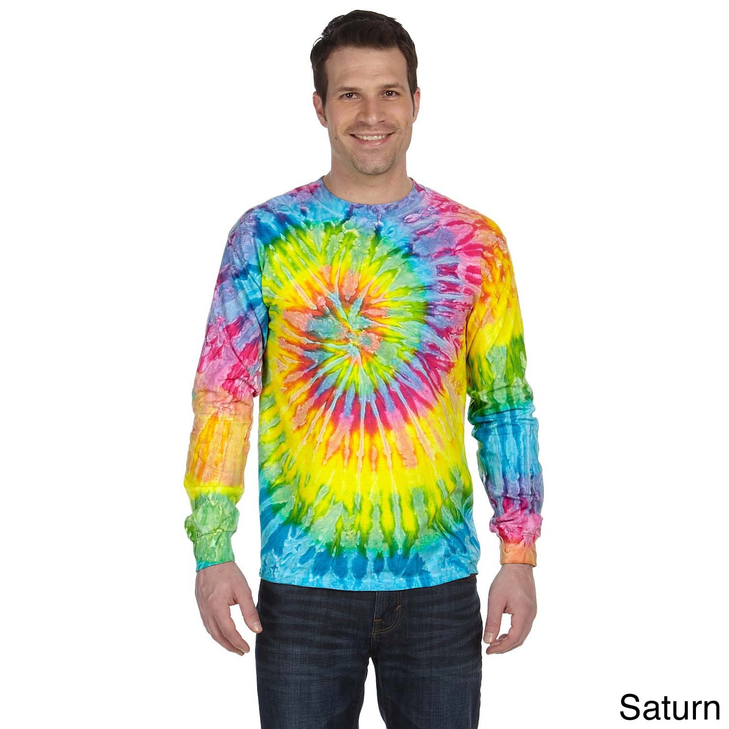 Tie dyed Long sleeve Cotton T shirt