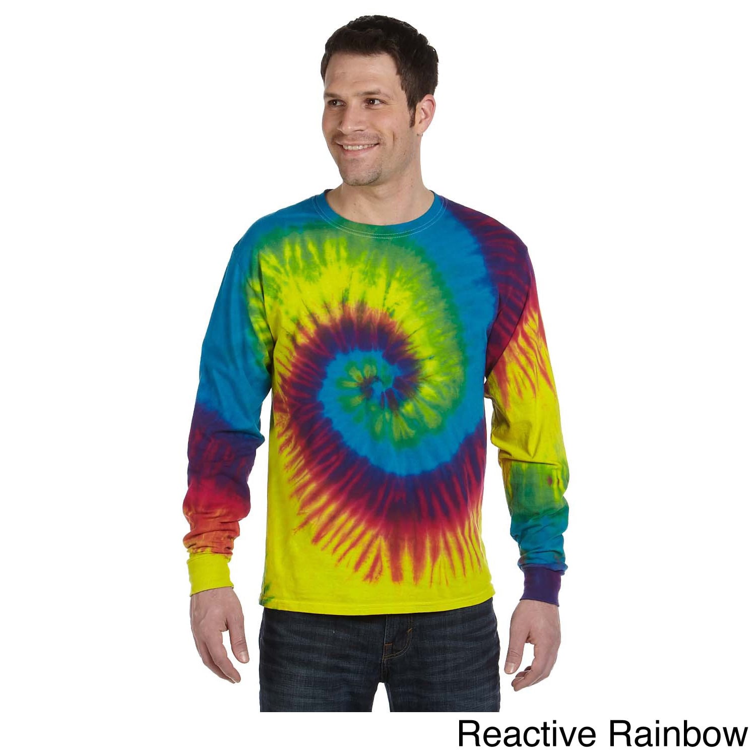 Tie dyed Long sleeve Cotton T shirt