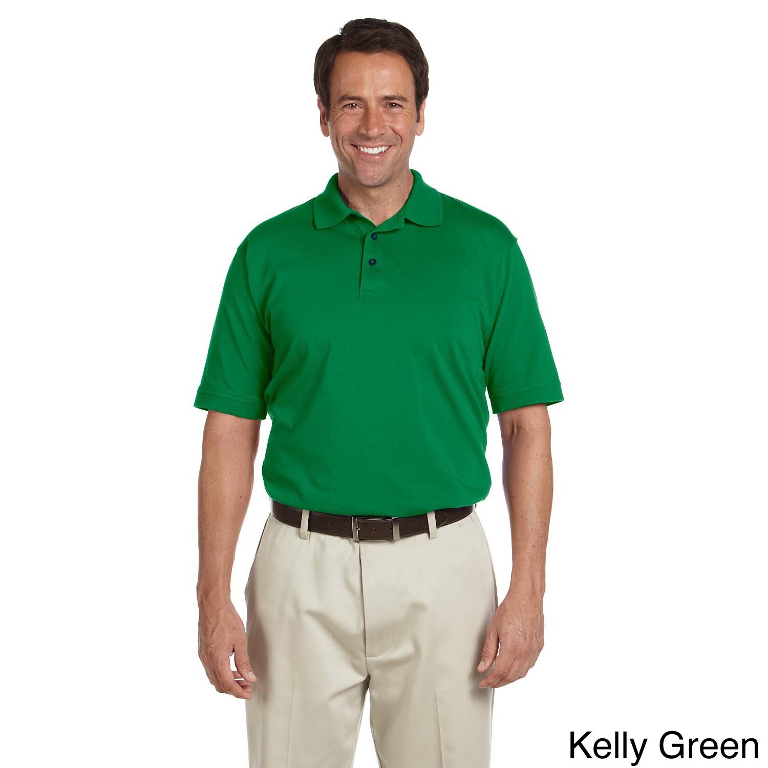 Chestnut Hill Mens Performance Plus Jersey Polo Shirt Green Size XXL