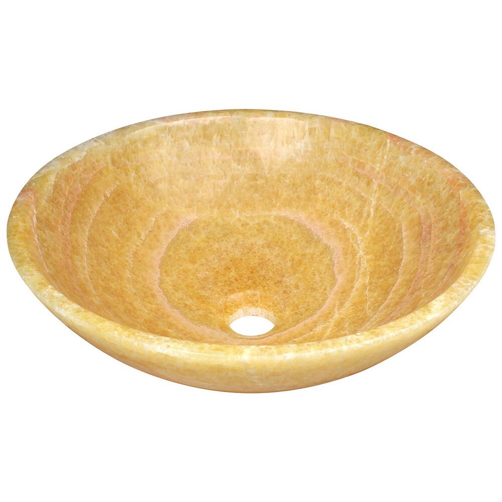 Polaris Sinks Honey Onyx Vessel Sink