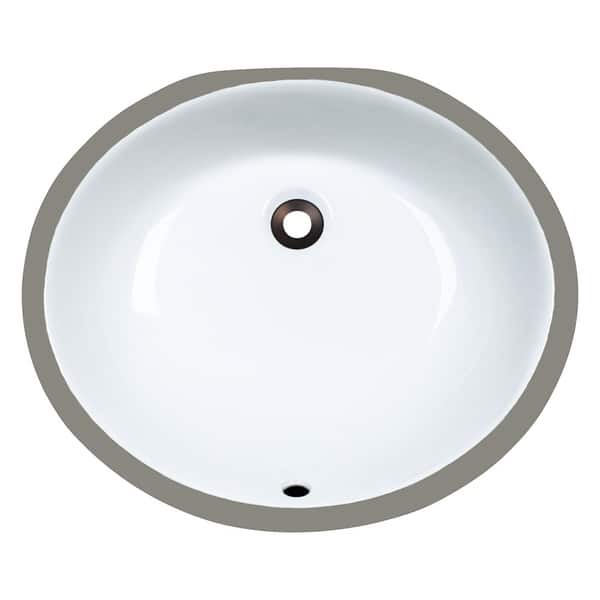 Polaris Sinks PUPMW White Porcelain Bathroom Sink Overstock 9008164