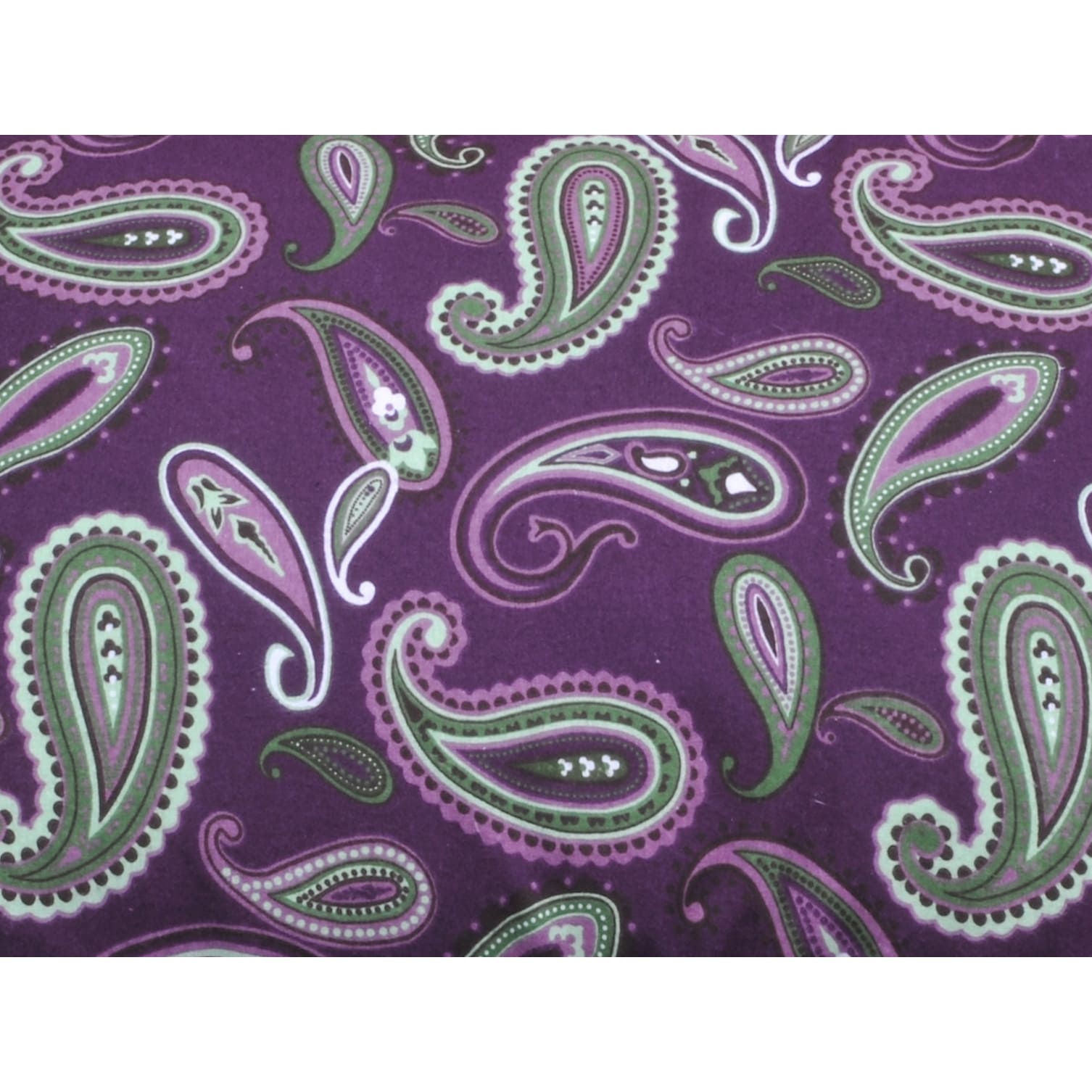 Paisley Cotton Flannel Duvet Cover Set