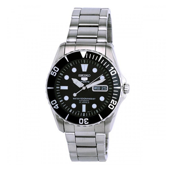 seiko men's silvertone