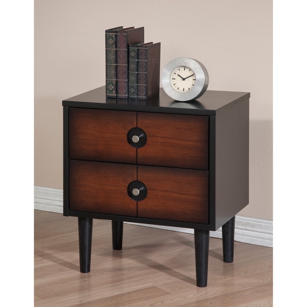 Allen Burnished Cherry 2 drawer Nightstand   16211930  