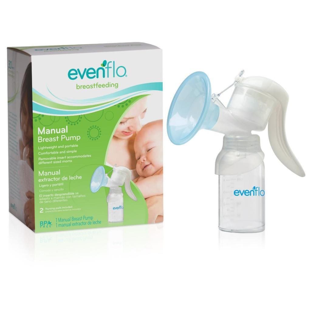 Evenflo Manual Breast Pump In White