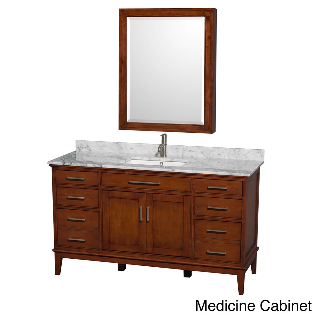 Wyndham Collection Wyndham Collection Hatton 60 inch Light Chestnut Single Vanity Brown Size Single Vanities