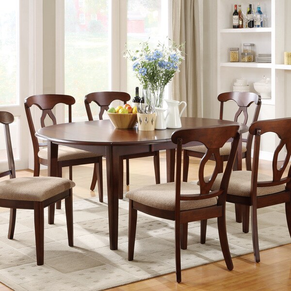 Shop Coaster Company Liam Oval Dining Table with Leaf - Free Shipping ...