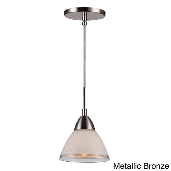 slide 3 of 2, 1-light Energy Saving Mini Pendant Bronze