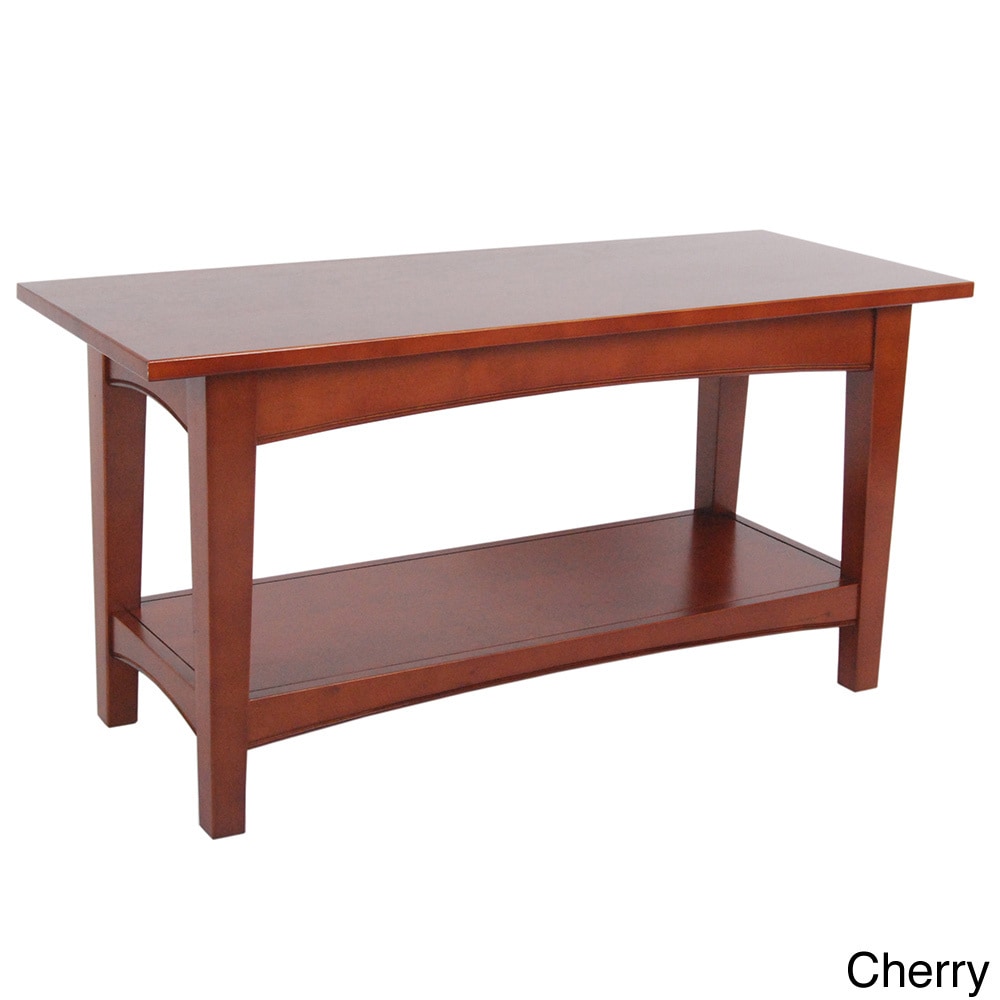 Fair Haven Wood 1 shelf Bench