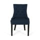 preview thumbnail 27 of 48, Cheney Contemporary Tufted Dining Chairs (Set of 2) by Christopher Knight Home - 21.50" L x 25.00" W x 36.00" H