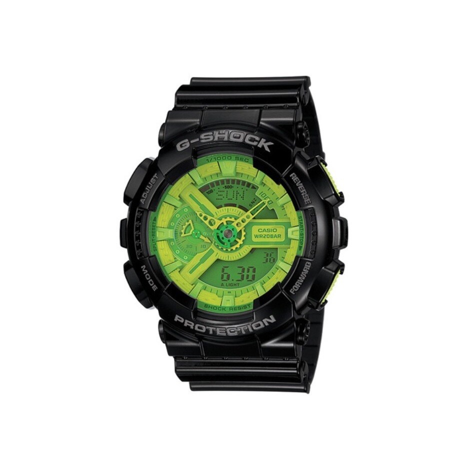 g shock black green