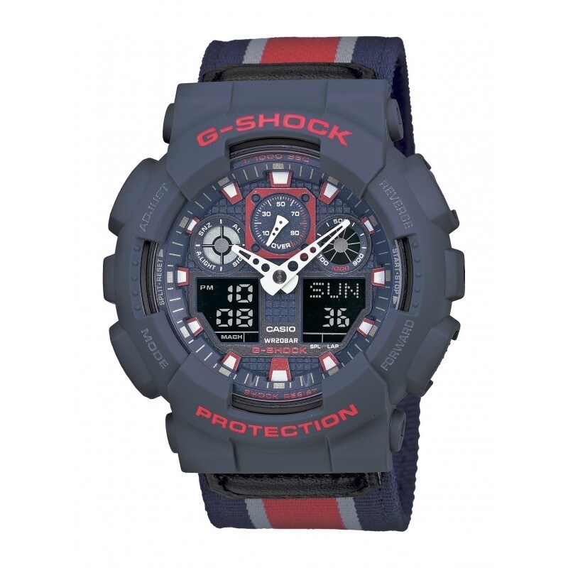 g shock military red