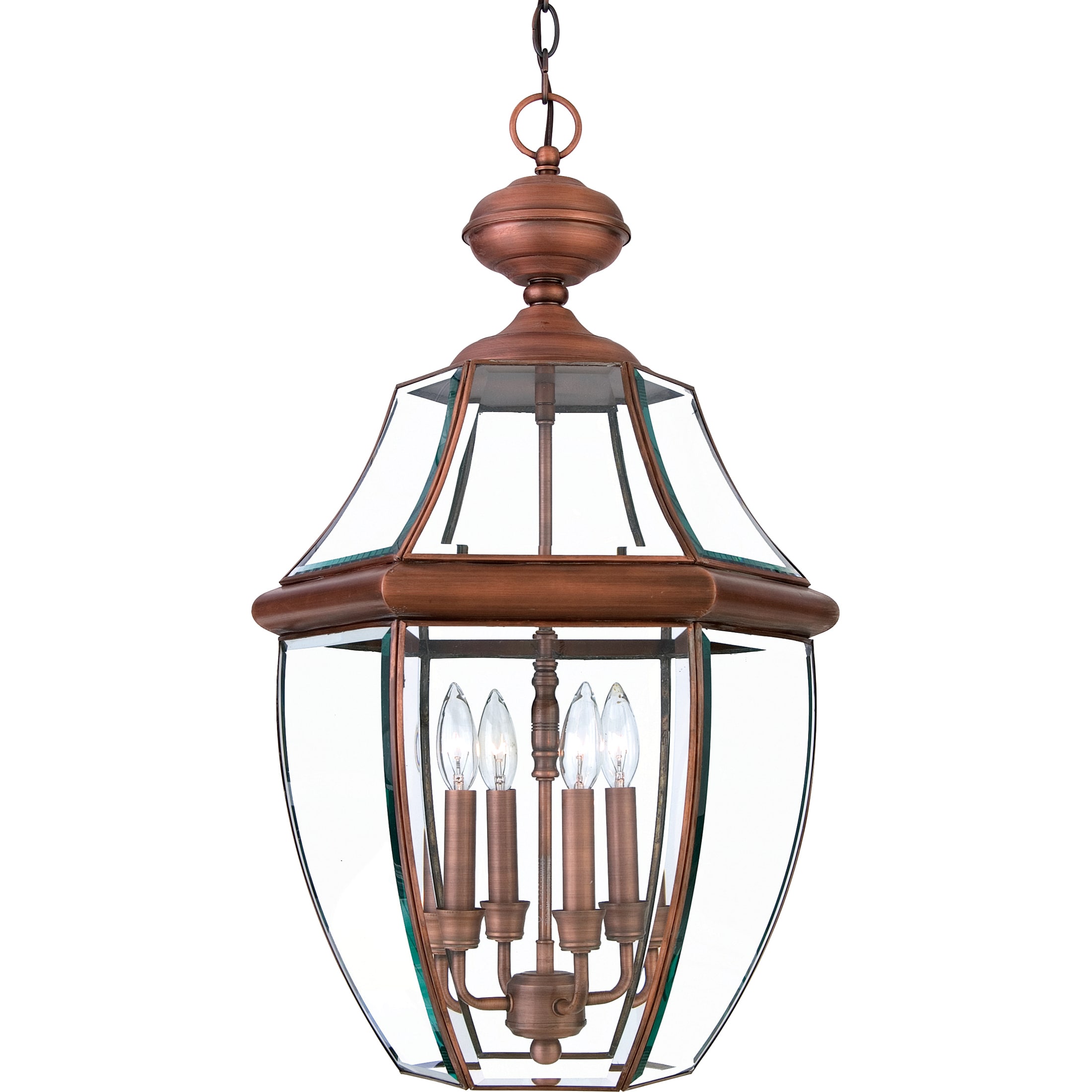 Newbury Aged Copper Finish Extra large Hanging Lantern