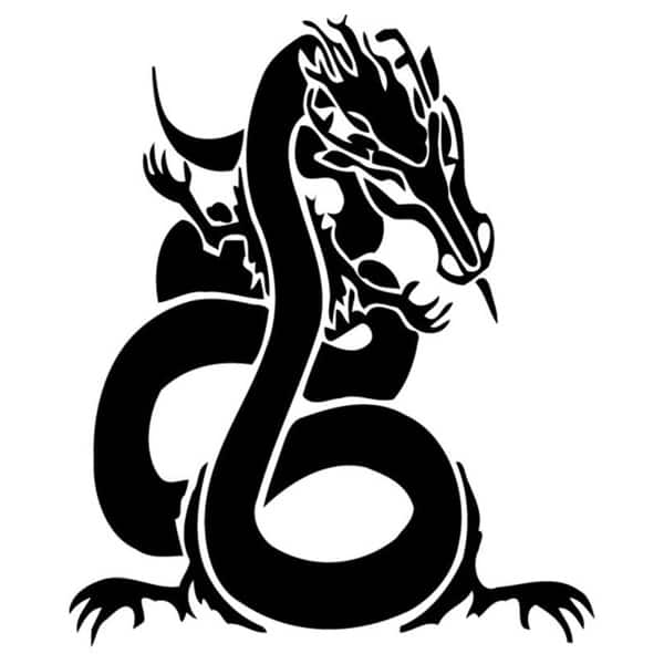 Dragon Vinyl Wall Decal 2 - Overstock - 9011010