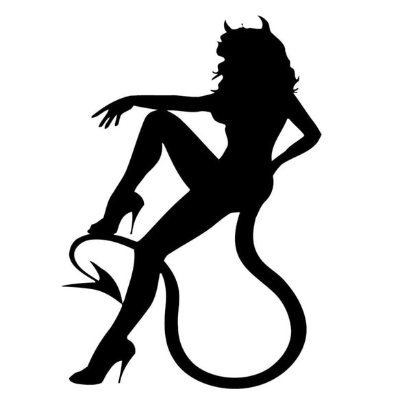 Shop Devil Girl Silo Vinyl Wall Decal Free Shipping On Orders Over