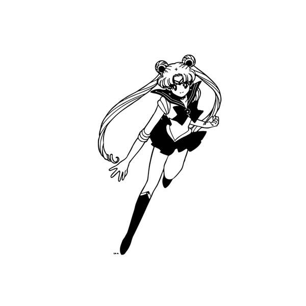 Anime Girl Vinyl Wall Art - Bed Bath &amp; Beyond - 9011073
