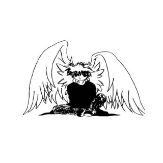 Angel with Big Wings Vinyl Wall Decal - Bed Bath & Beyond - 9011373