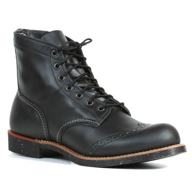 Leather Wing Tip Boots - Overstock 