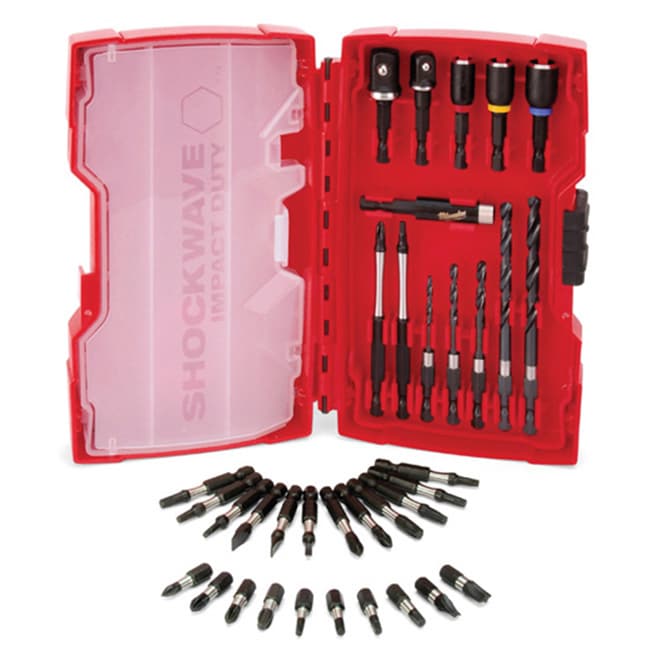 Milwaukee 35 piece Shockwave Drilling And Driving Bit Set