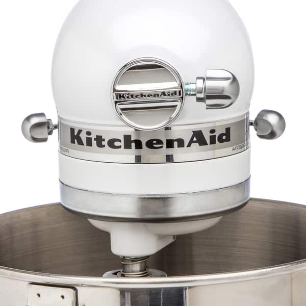 KitchenAid 12 Cup Frosted Glass Measure Tilt Head Mixer Bowl with Lid for 3  Qt