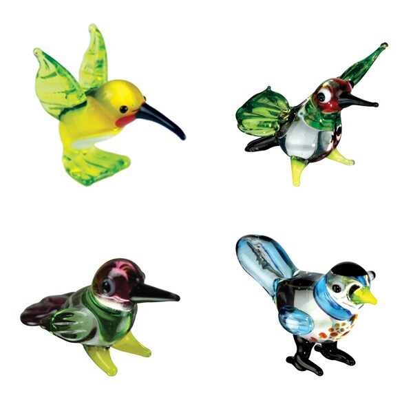 Looking Glass Hummingbird-themed Miniature Figures