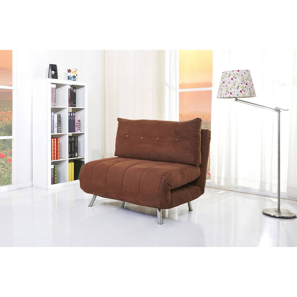 Gold Sparrow Tampa Brown Convertible Big Chair Bed