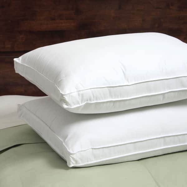 Hotel Madison 300 Thread Count Won't Go Flat Density Pillow (Set of 2
