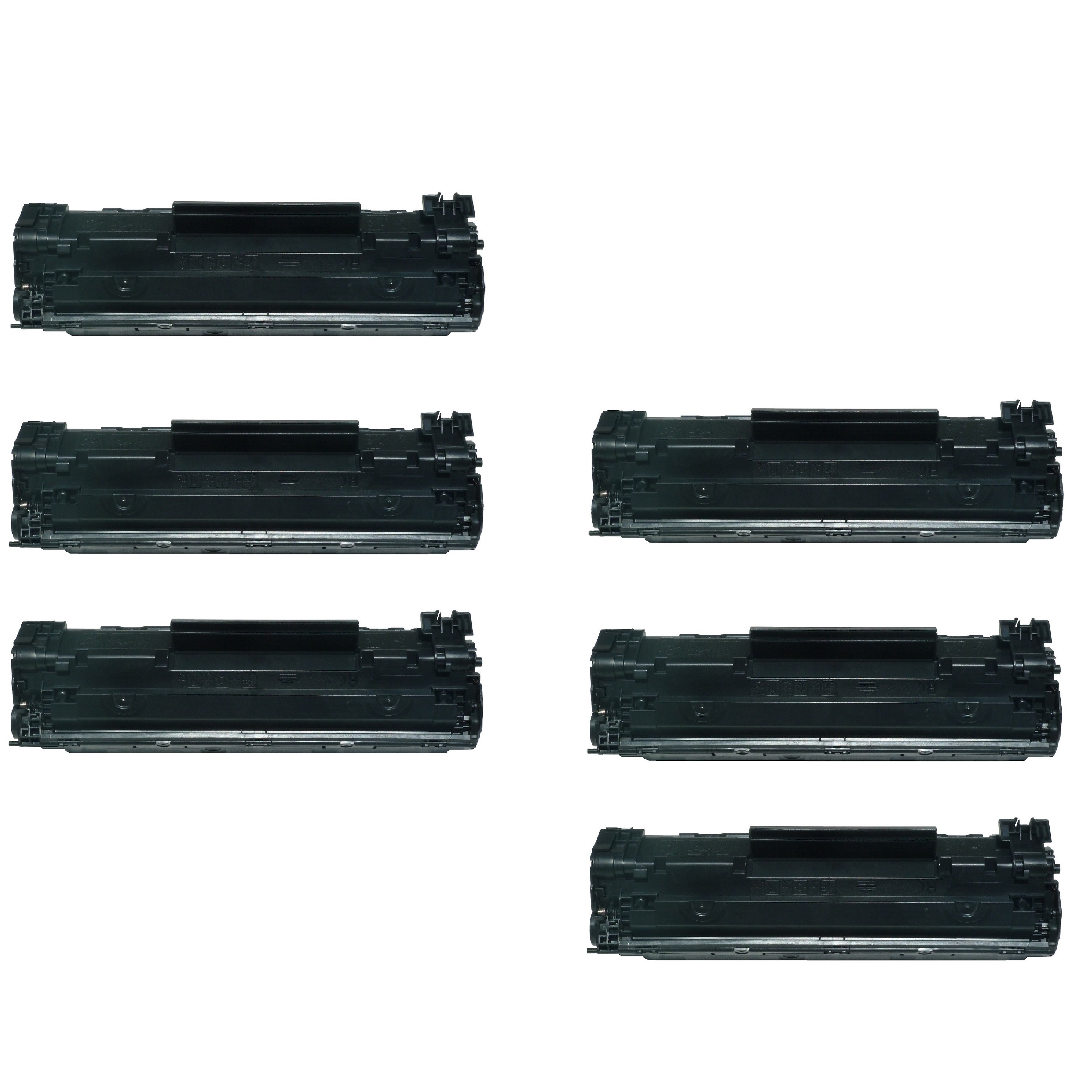 Hp Cb436a 36a Compatible Toner Cartridges (pack Of 6)