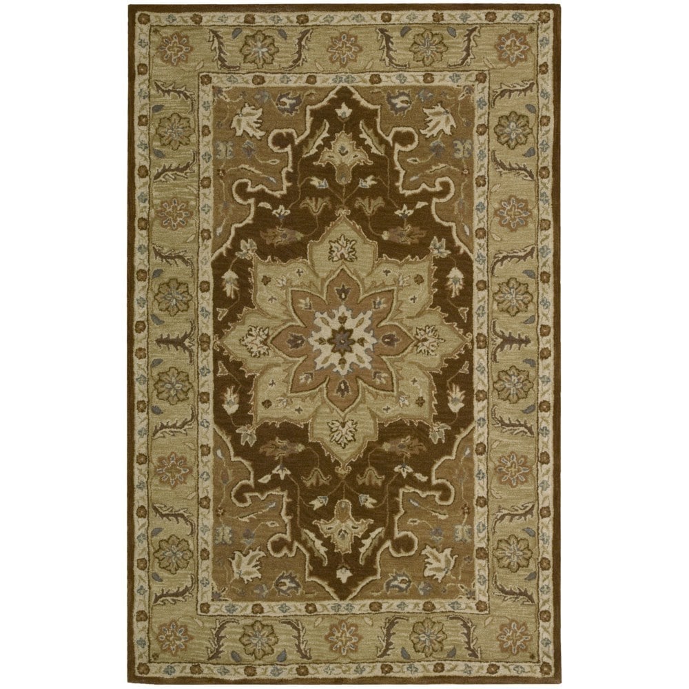 Nourison Hand tufted India House Chocolate Wool Rug (2 X 3)