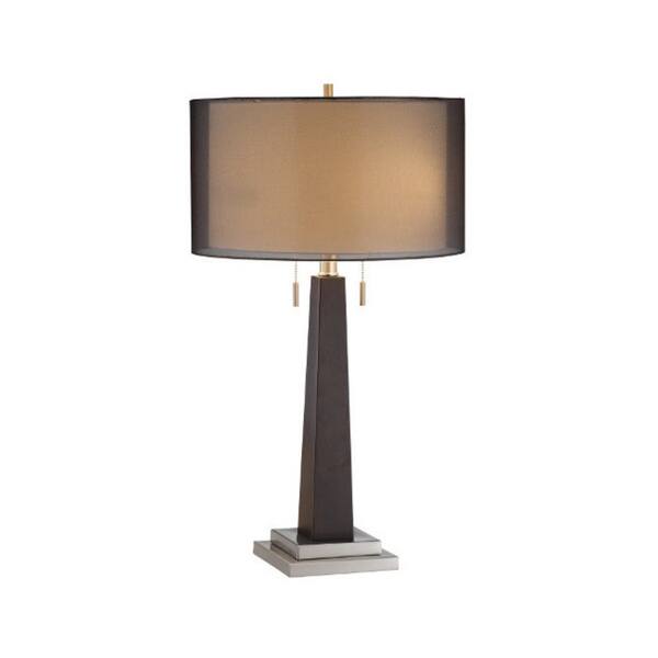 Elk Home Jaycee Black With Black Organza Shade Table Lamp