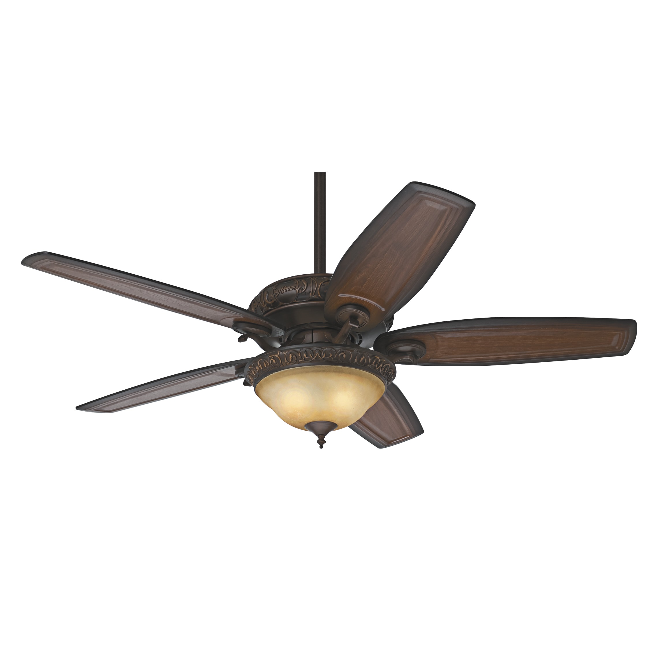 Shop Hunter Fan 54 Inch Claymore Brushed Cocoa Ceiling Fan Free