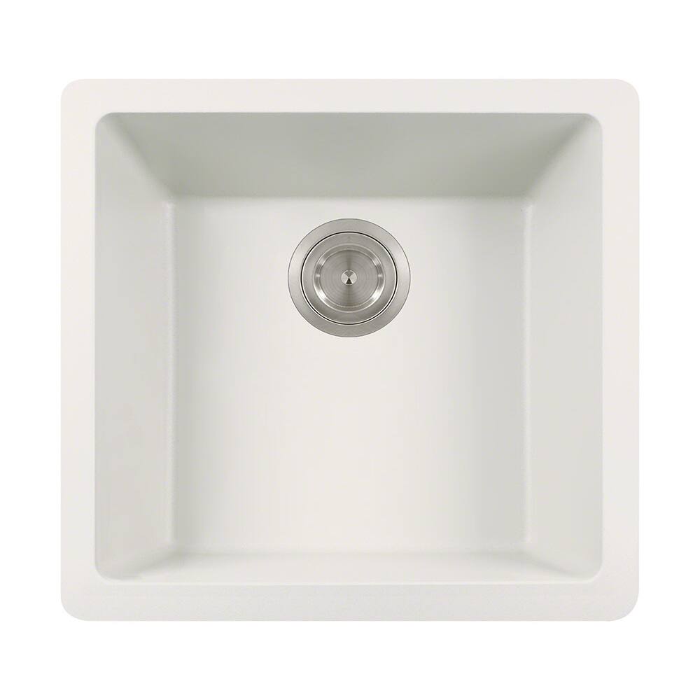 Polaris Sinks White Single Bowl Kitchen Sink