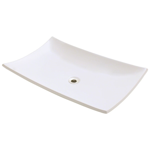 Shop Polaris Sinks Bisque Porcelain Vessel Sink Free Shipping Today