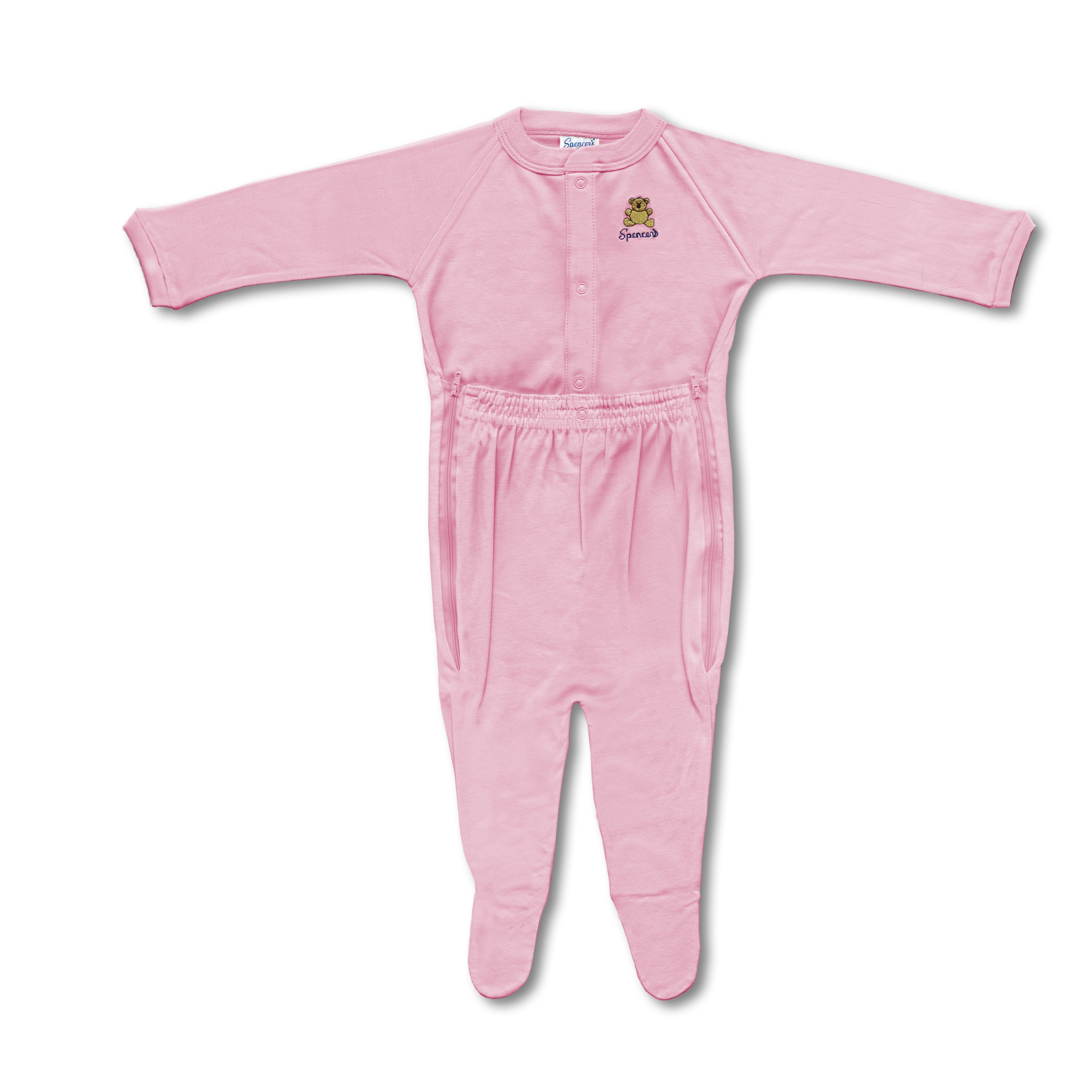 Spencers Zipp Leg Sleeper In Pink