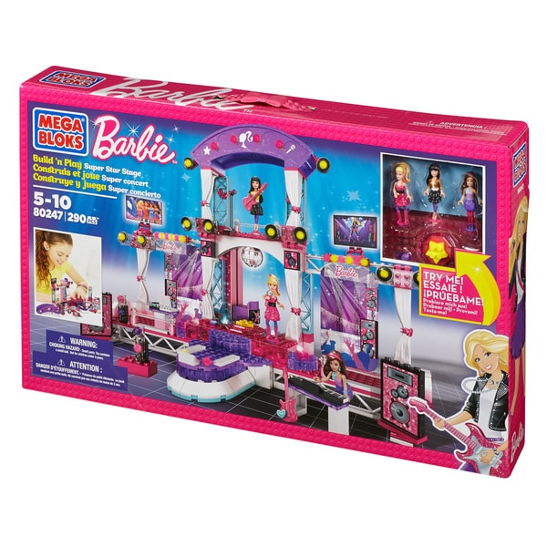 mega bloks barbie superstar stage