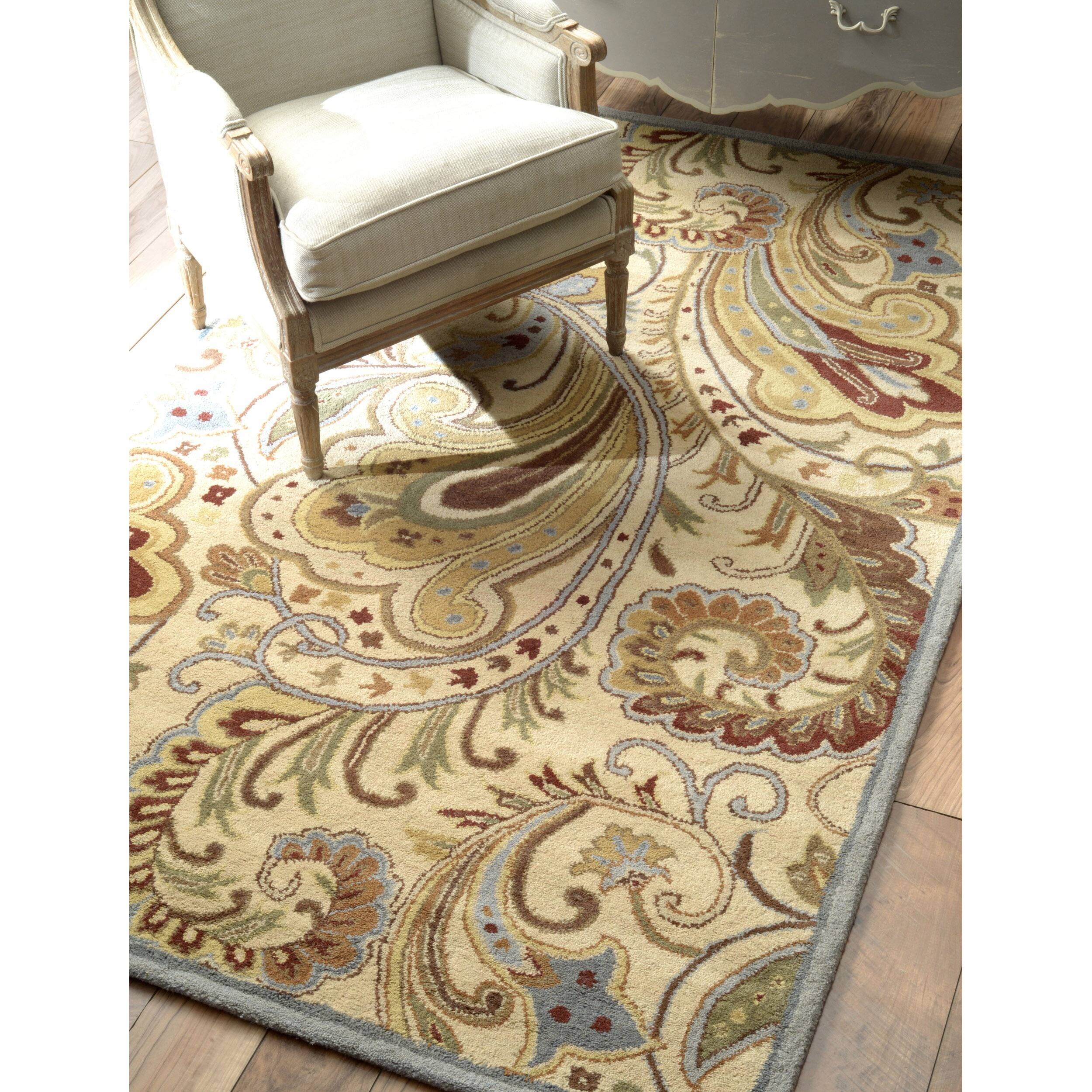 Nuloom Hand tufted Wool Sand Rug (8 X 10)